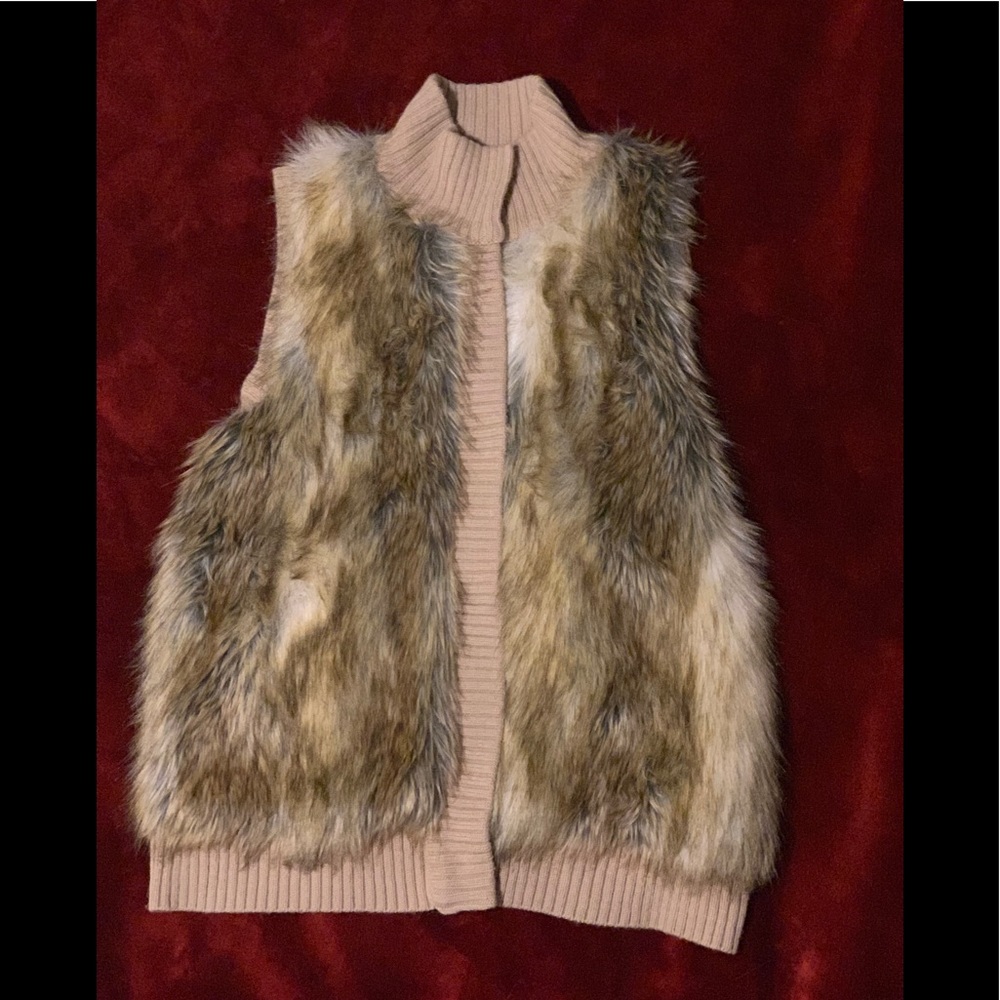 Michael Kors faux fur front vest